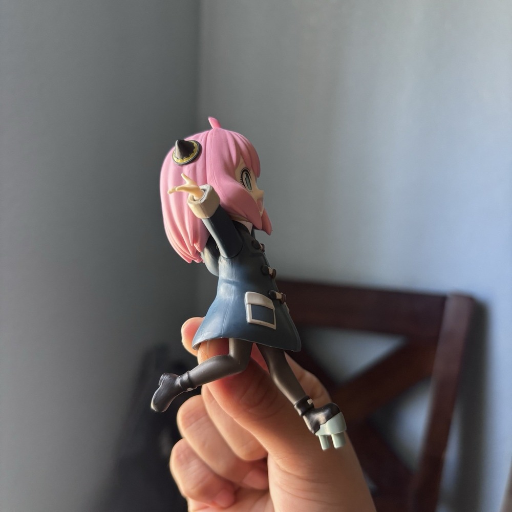 Spy x Family Anya Forger Figure Duffle Coat Uniform Anime PVC Collectible - Picture 2 of 5